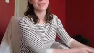 Spanking my sexy arse on webcam