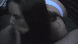 Balcony blowjob balkong