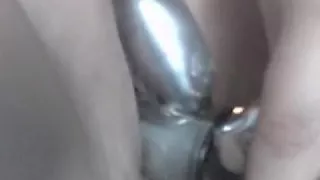 Fucking my wet twat with a sex toy