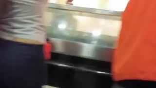 Spying on a teen girl and her thong