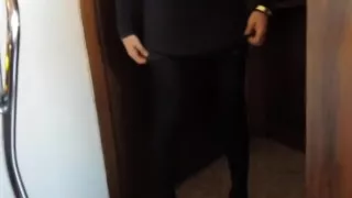 Showing my goods to my hubby