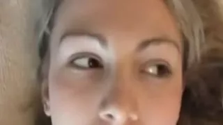 My pretty teen face during an orgasm