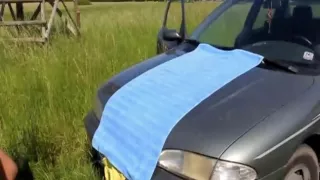 Screwing my blonde chick in the open