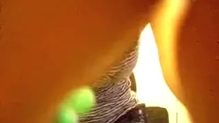 That legal age teenager is masturbating on her PC chair