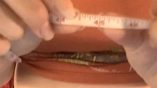 My belly covers my pussy in tanga