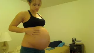 Playing with my sexy and huge bosoms