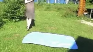 Great non-professional backyard house outdoors sex enjoyment my friends,holy fuck