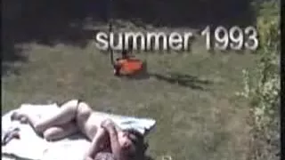 Hot blowjob in the back yard