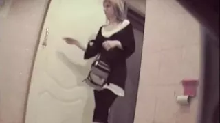 Kinky spy cam video from the toilet
