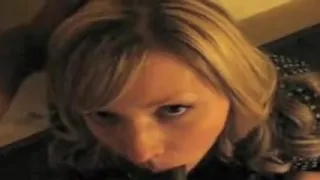 Sucking on a stiff black jock hard