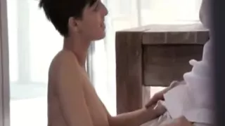 Delightful short haired dark brown hair girlfriend put a stud to filmed this fantastic video