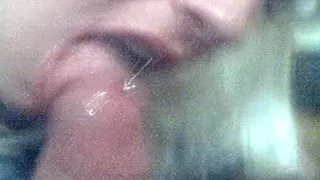 Sucking on a big fat prick well