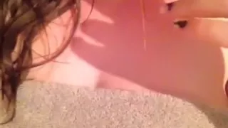 Appealing babe sucks him off