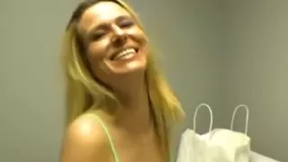 So sexy golden-haired casual sex girlfriend make a hawt laundry room sex pleasure,damn