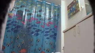 Spy on my sexy wife during the time that this playgirl taking a shower