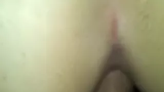 White boner for her slippery slit