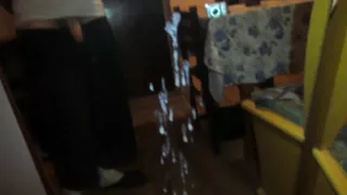 Masturbating in front of mirror