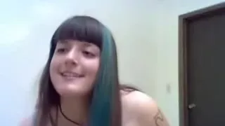 Masturbation session on a webcam