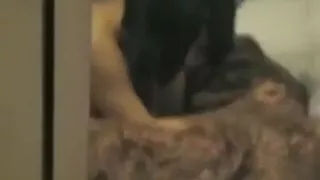 She gets a very big cock in the anus