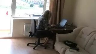 Super sexy golden-haired chick