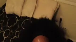 Ball Spunk all over her swarthy face