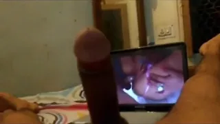 Watching porn and jacking off