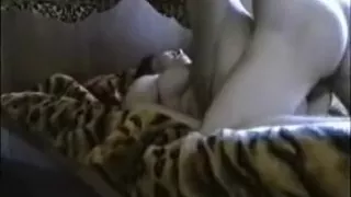 Nailing my mature slut on the bed