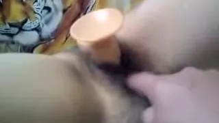 Rubbing my lover’s clit very hard