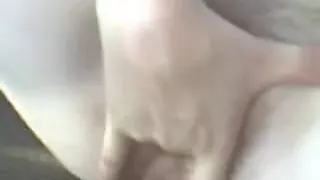 Masturbating rough until climax