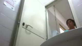 voyeur video of my girlfriend  in toilet