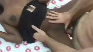 Swarthy hottie keeps squirting over and over