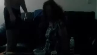 nasty girlfriend  getting a mouthful of cum