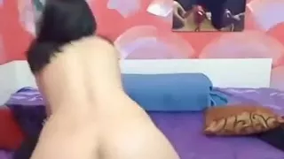 Humping my teen yum-yum with a toy