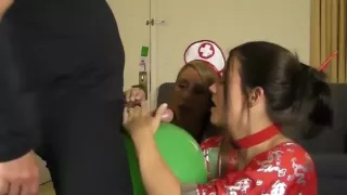 Jinxypie And A Girlfriend Take Up With The Tongue Cum