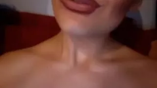 Wife uses toy, hubby licks n fingers vagina untill this babe squirts