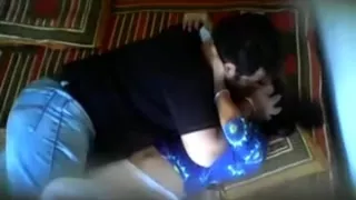 Indian couple fooling around