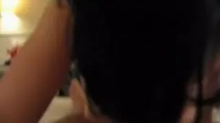 hot girlfriend  sucks my stiff dong