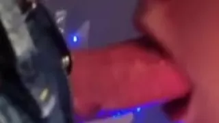 Sexy girlfriend sucking my dick