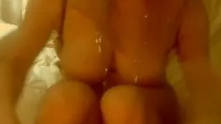 Screwing my cunt with a fine sex toy