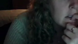 Americanina in web camera