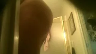 hawt aged woman getting out of shower - hidden