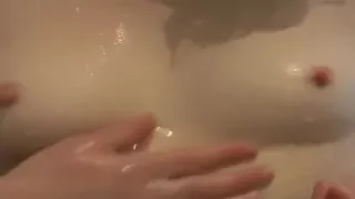 Redhead Estelle Pale Skin Pink Nipps Shower