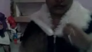 Stripping and teasing on a webcam