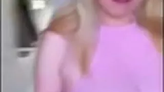 Hot blonde sucked my dick off