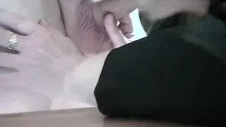 Blonde girl sucking my love hammer