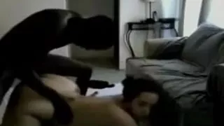 Darksome Man with Large Jock Has Sex with His White Girlfriend