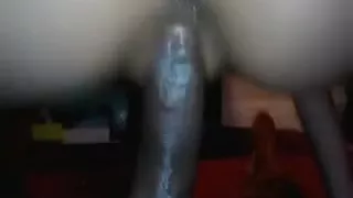 White Floozy in Anal Sex with Darksome Fellow