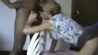 Wicked White Woman Shared with Darksome Fellows for Sex