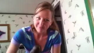 Short Blow Job of White Female Engulfing on Darksome Boyfriends Cock