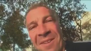 A pretty blond with 2 lads in the town